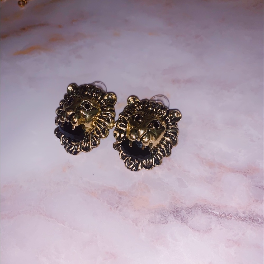 Lion Earrings